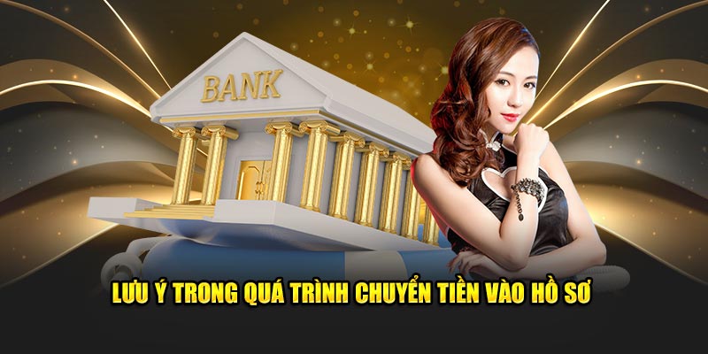 Lưu ý trong quá trình chuyển tiền vào hồ sơ