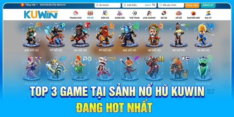 Trải nghiệm NỔ HŨ KUWIN với đa dạng tựa game khác nhau